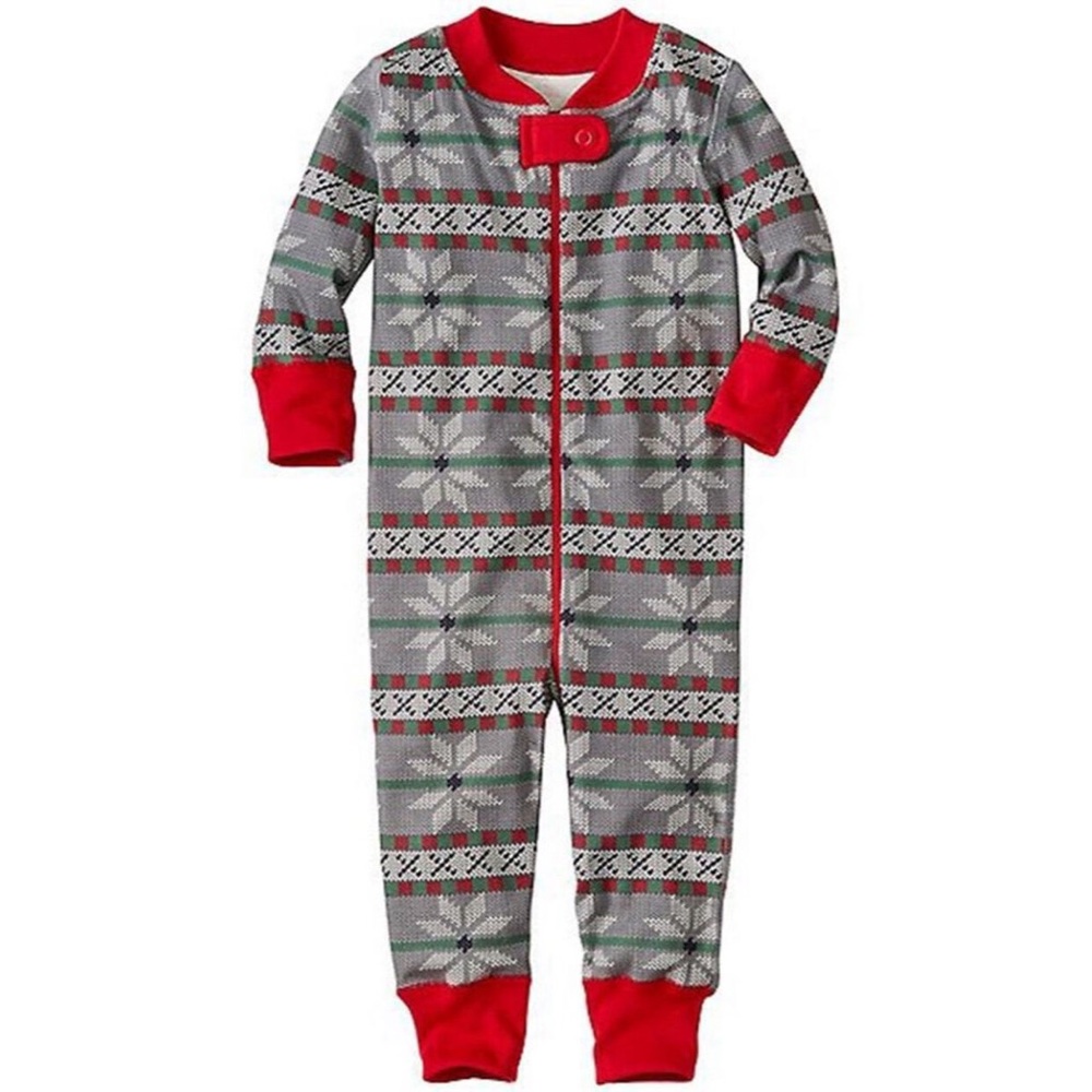 EUC Hanna Andersson winter snowflake sleeper